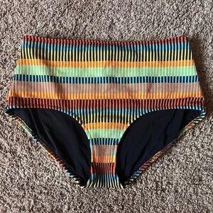 Solid and Striped bikini bottom L technicolor